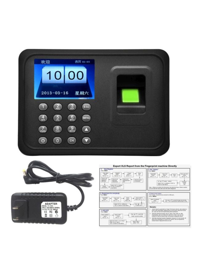 Generic A6 Smart Attendance Machine Recorder Silver  - Image 2