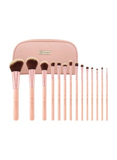 14-Piece Makeup Brush Set With Cosmetic Case Pink - v1573624602/N31962004A_1