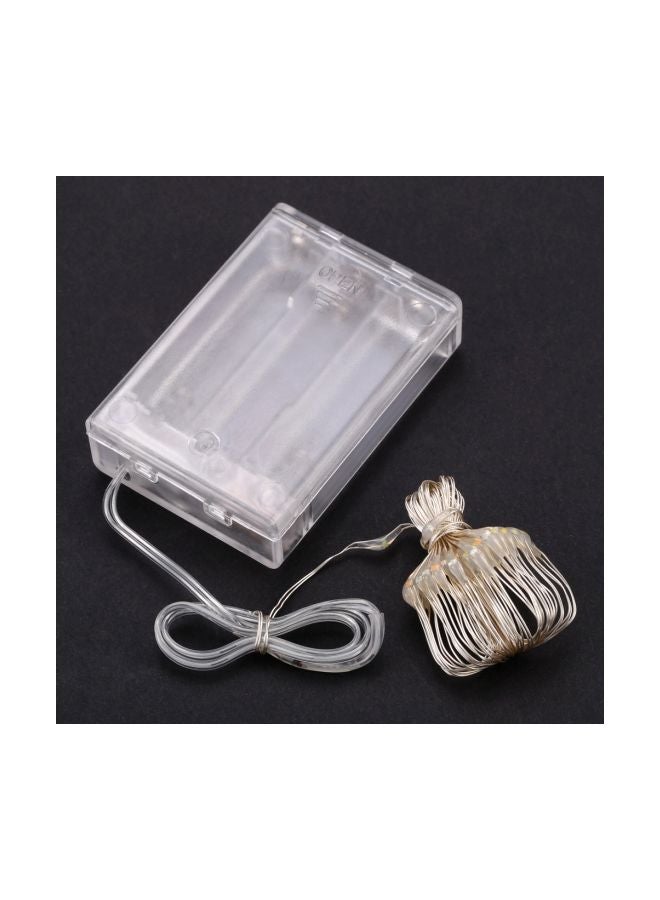 10-LED Water Resistant String Light White 10meter - Image 5