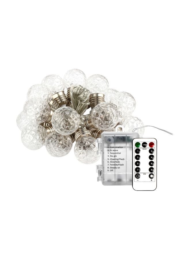 Outdoor Decoration Fence String Light White - Image 1