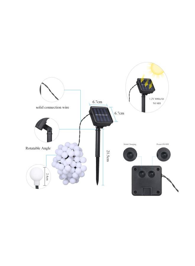 Tomshine Solar Powered LED String Light Multicolour - Image 5