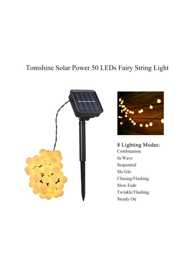 Tomshine Solar Powered LED String Light Warm white  - Image 3