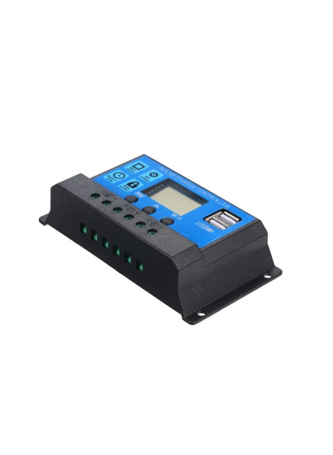 Generic Solar Panel With USB Port And Car Charger Black/White/Blue  - Image 3