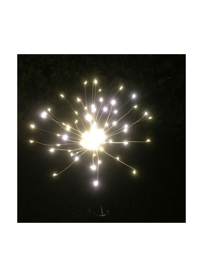 مصباح LED بتصميم على شكل نجوم مشعة وأله أبيض دافئ - Image 2