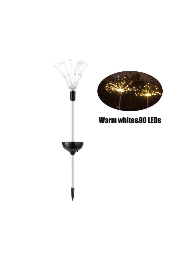 مصباح LED بتصميم على شكل نجوم مشعة وأله أبيض دافئ - Image 3