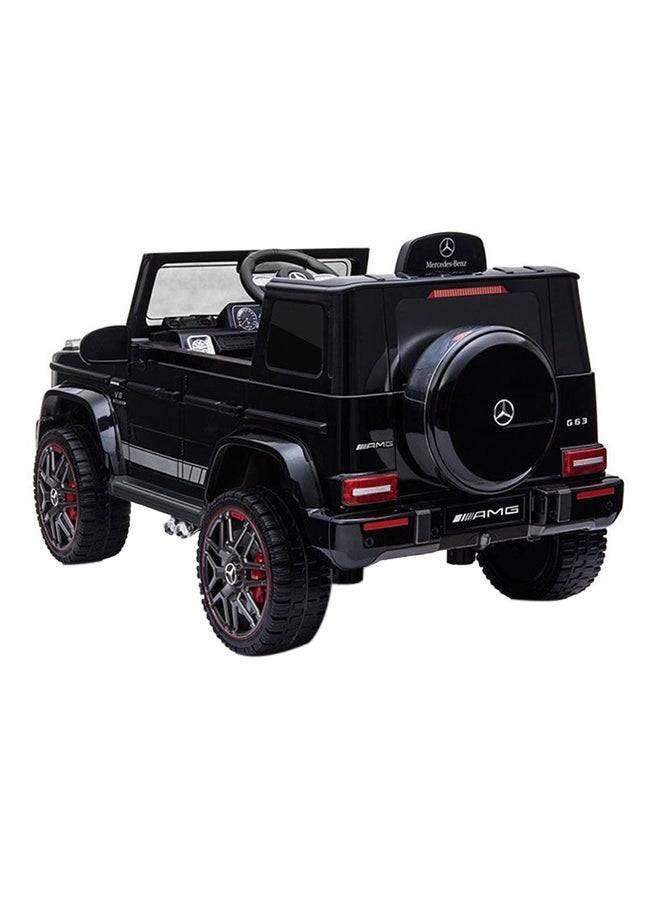 ميجاستار سيارة ركوب بتصميم سيارة جيب مرسيدس أيه إم جي مرخصة وأنيقة 57 x 110 x 69سم - Image 2
