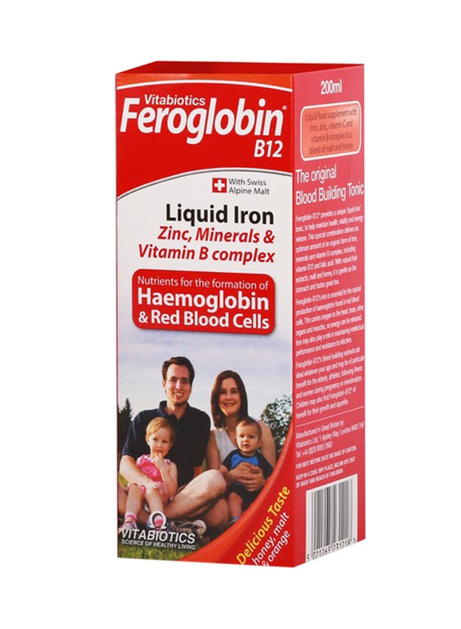 Vitabiotics Feroglobin Liquid 200ml  - Image 2
