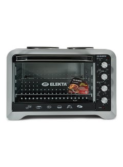 Electric Oven 45L With 2 Hot Plate And Rotisserie 45.0 L EBRO-444HP(A) Silver/Black