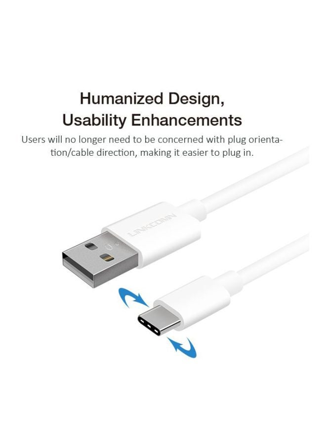 LINKCOMN Micro USB Cable White  - Image 2