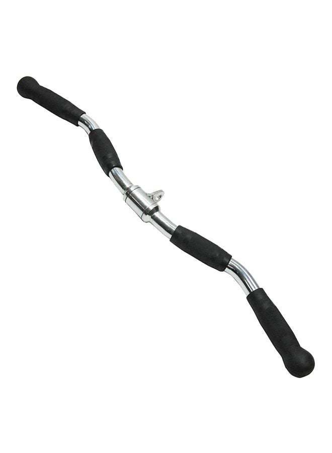 Max Strength Barbell Machine Cable Attachment Revolving Bar Hanger 60cm  - Image 1