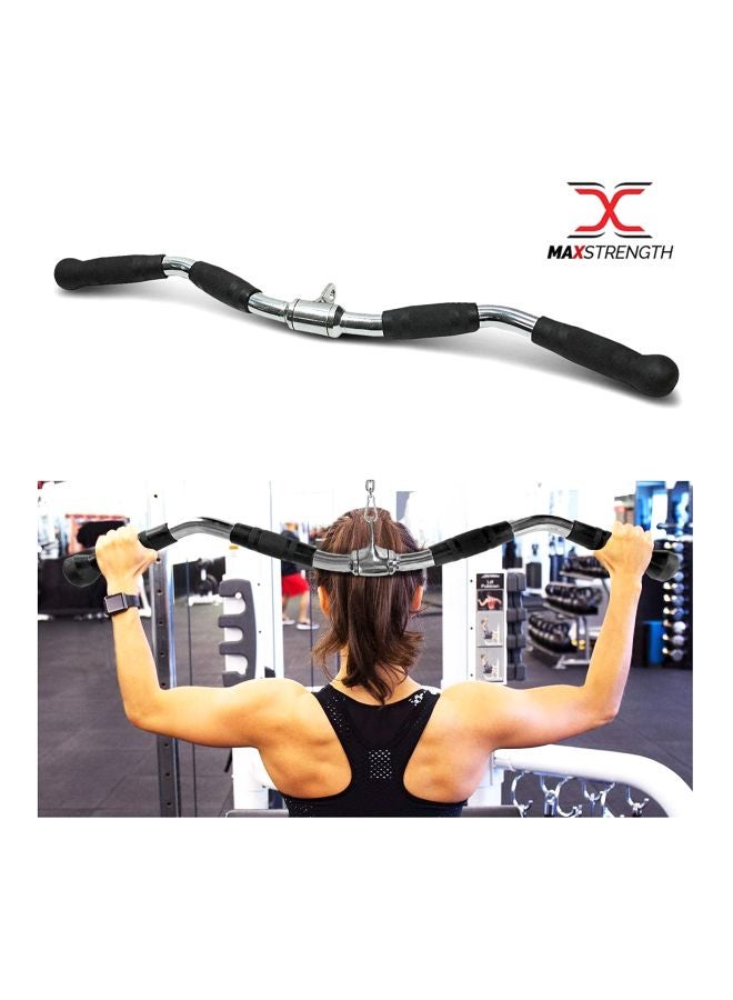 Max Strength Barbell Machine Cable Attachment Revolving Bar Hanger 60cm  - Image 4