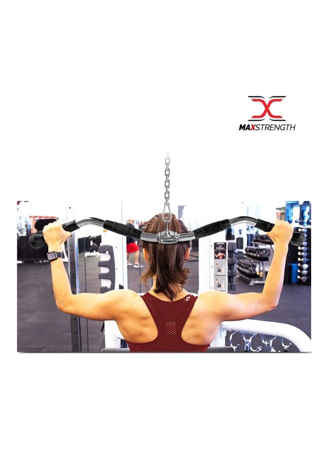 Max Strength Barbell Machine Cable Attachment Revolving Bar Hanger 60cm  - Image 5