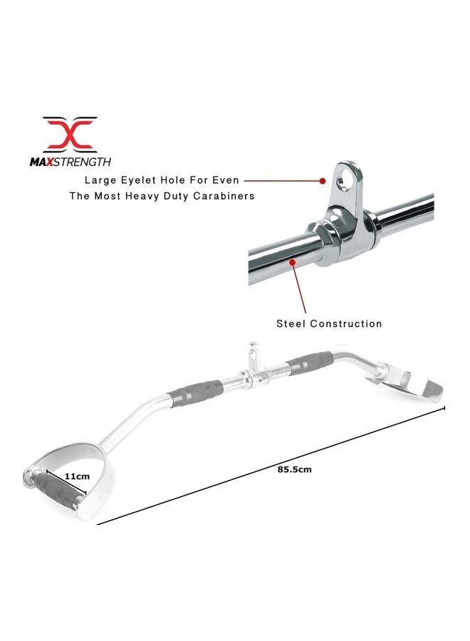 ماكس سترينث كابل آلة رفع الأثقال مزوّد بعلاقة قضيب دوارة ومقابض 75سم - Image 2