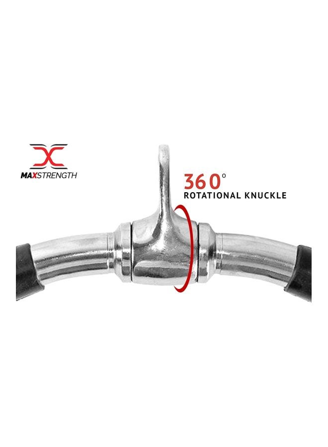 ماكس سترينث كابل آلة رفع الأثقال مزوّد بعلاقة قضيب دوارة ومقابض 75سم - Image 3