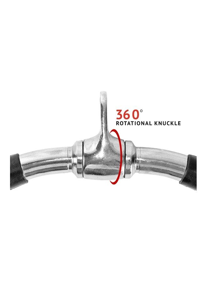 Max Strength - Barbell Machine Cable Attachment Revolving Curl V Shaped Bar 60cm - Image 1