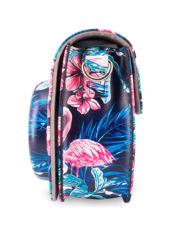 CAIUL Pink Pony Design Leather Camera Case Pink/Blue/Yellow - Image 3