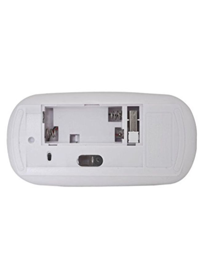 Wireless Optical Mouse With Receiver White - Image 3