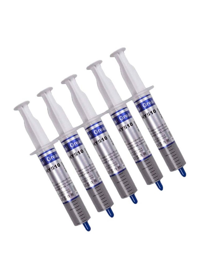 Generic 5-Piece Computer Heatsink Thermal Paste Grey  - Image 1