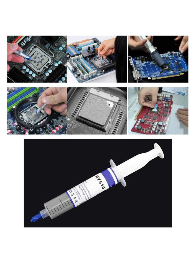 Generic 5-Piece Computer Heatsink Thermal Paste Grey  - Image 2