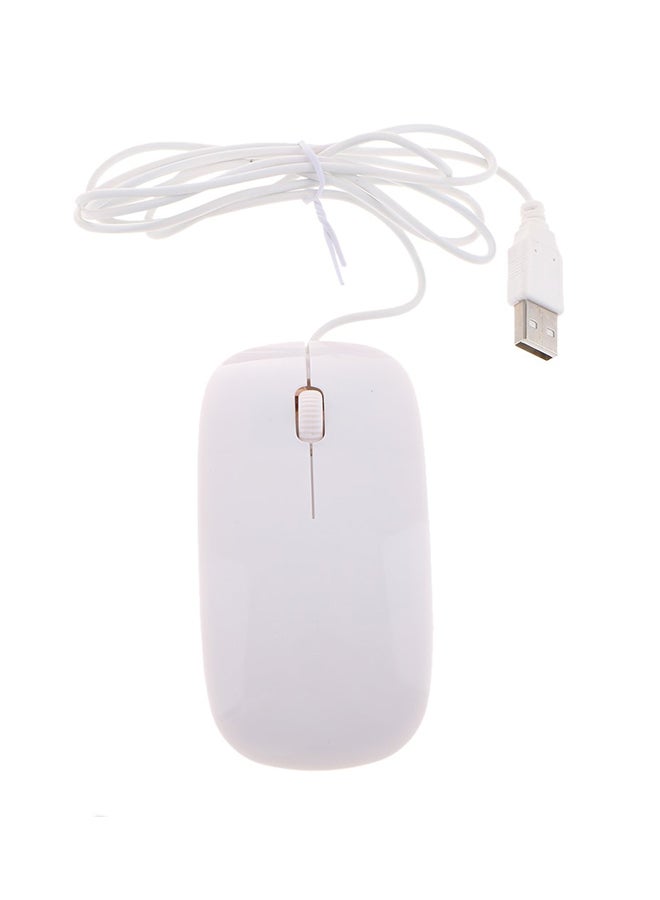 Wired Optical Mouse White - Image 1