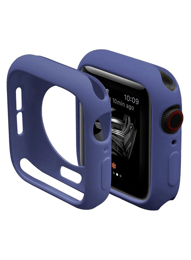 Liger TPU Protective Shell Cover For Apple Watch Series 1 / 2 / 3 / 4 Dark Blue - Image 1