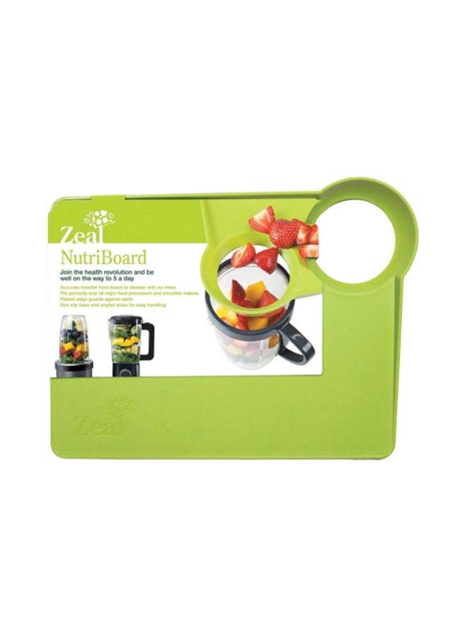 زيل لوح تقطيع للمواد الغذائية أخضر 33.5x25.5x3سم - Image 3