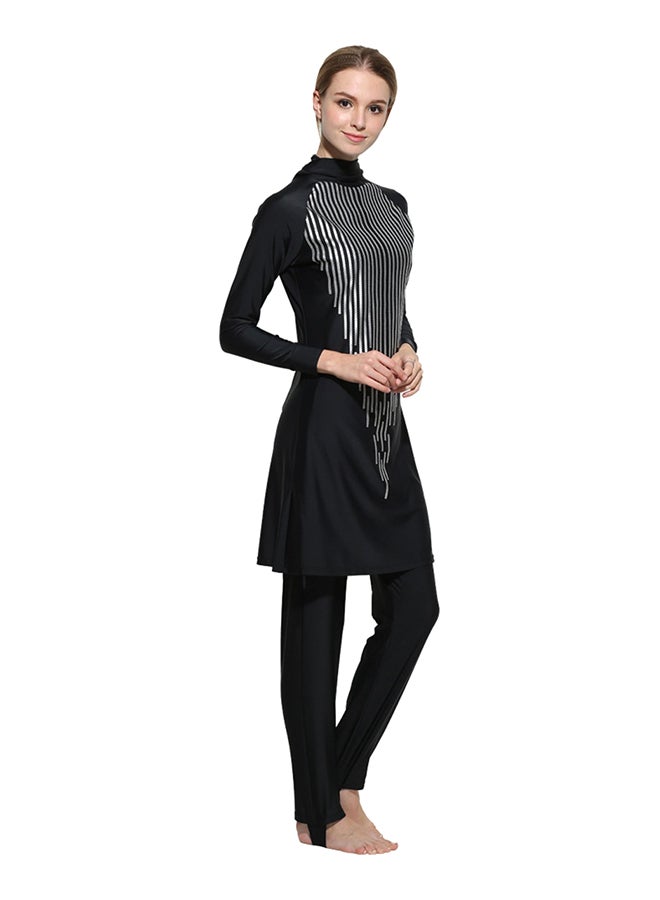 Generic - 3-Piece Islam Style Long Sleeve Beach Burkinis Set Black - Image 1