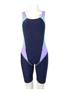 Generic Block Back Hollow Out Sleeveless Swimming One-Piece Black  - Image 4