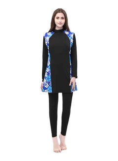 Generic 2-Piece Floral Hooded Swimwear Set Multicolor  - Image 3