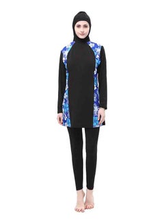 Generic 2-Piece Floral Hooded Swimwear Set Multicolor  - Image 4