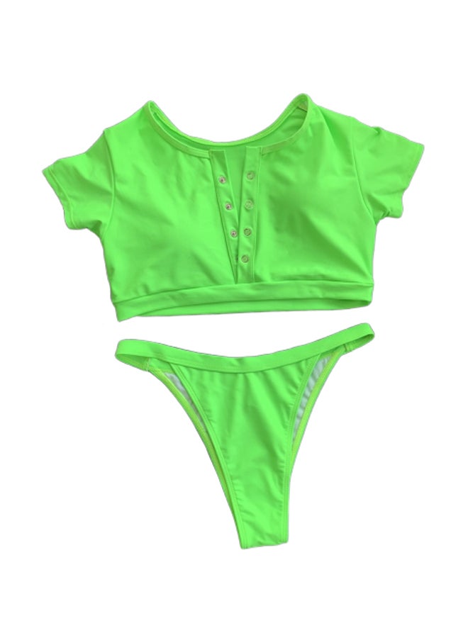 2-Piece Bikini Set Green - Image 1