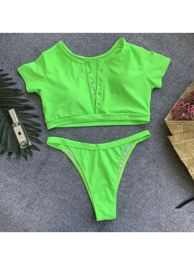 2-Piece Bikini Set Green - Image 2