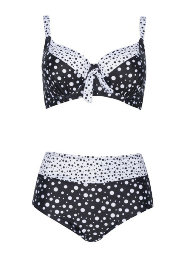2-Piece Original Design Floral Breathable Bikini Swimwear Set Multicolor - Image 1
