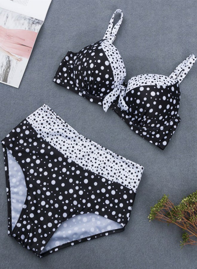 2-Piece Original Design Floral Breathable Bikini Swimwear Set Multicolor - Image 2