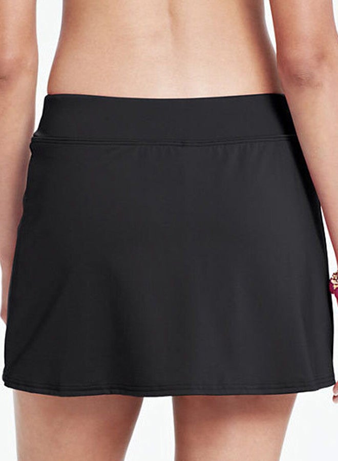 Generic Handise Solid Breathable Skirt Black  - Image 3