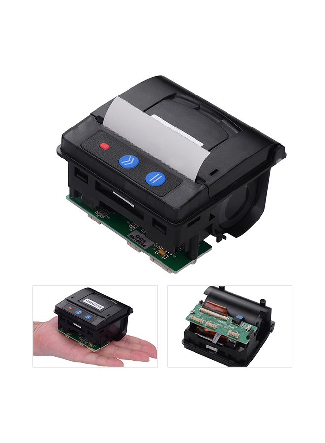 GOOJPRT - Low Noise Direct Thermal Mini Printer Black - Image 1