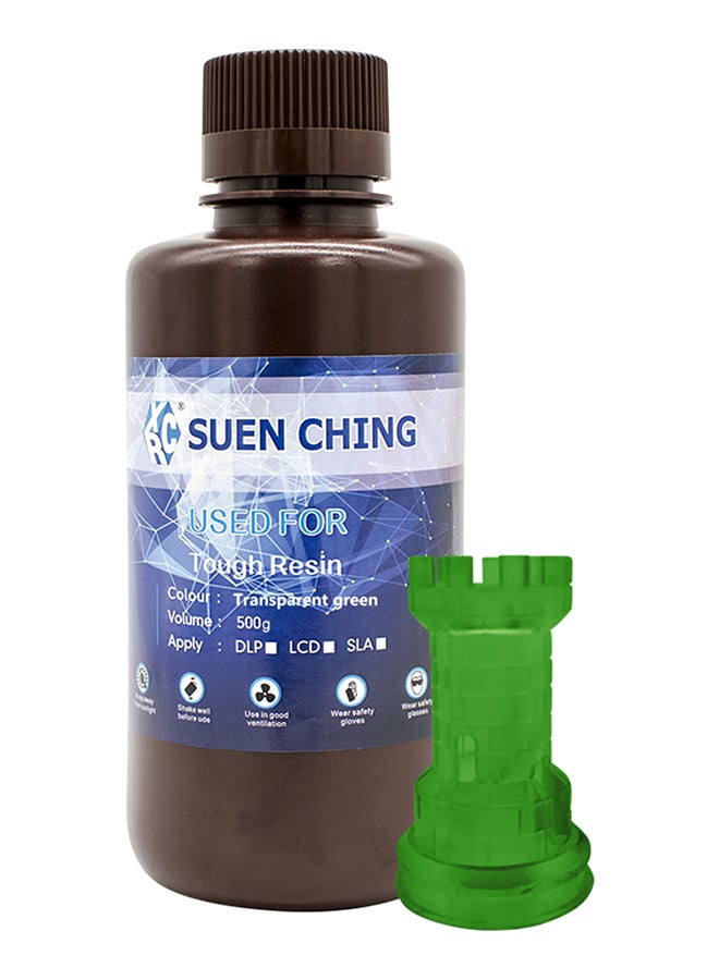 Low-odor Tough Rapid Resin Material 3D Printing Green - Image 1