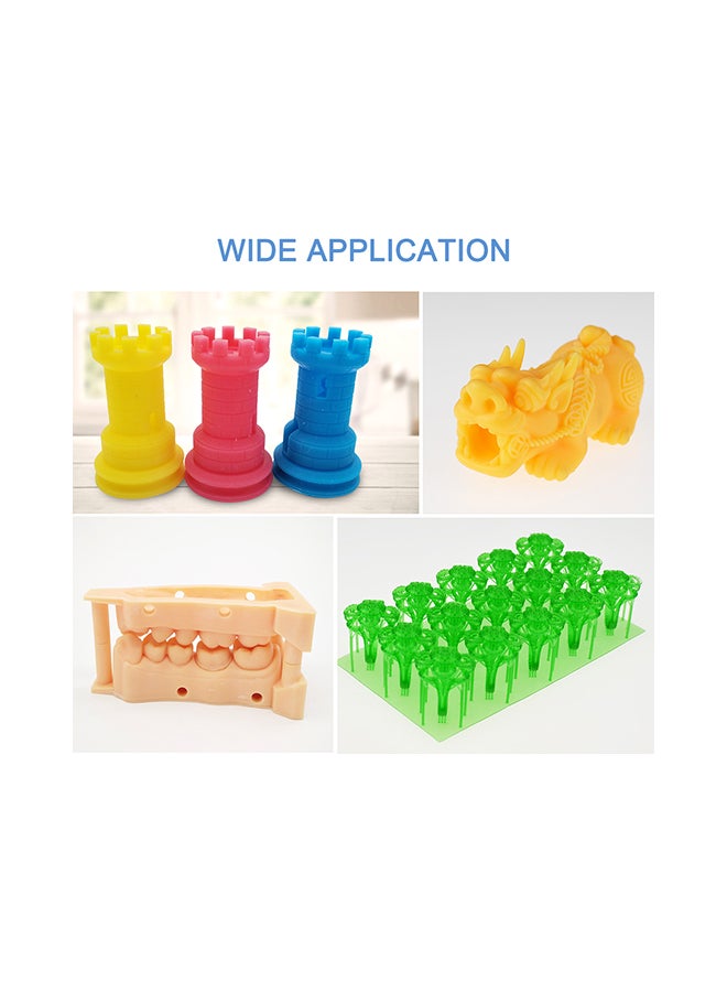 Low-odor Tough Rapid Resin Material 3D Printing Green - Image 3