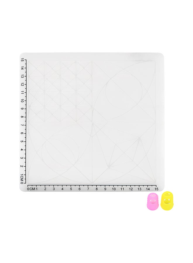 Printing Pen Design Mat White  - Image 1