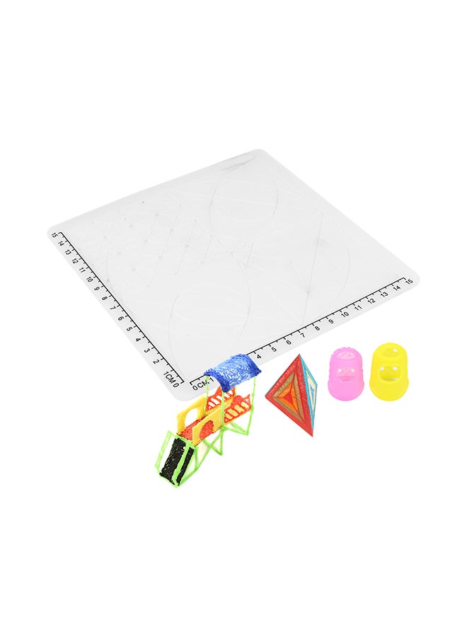 Printing Pen Design Mat White  - Image 2