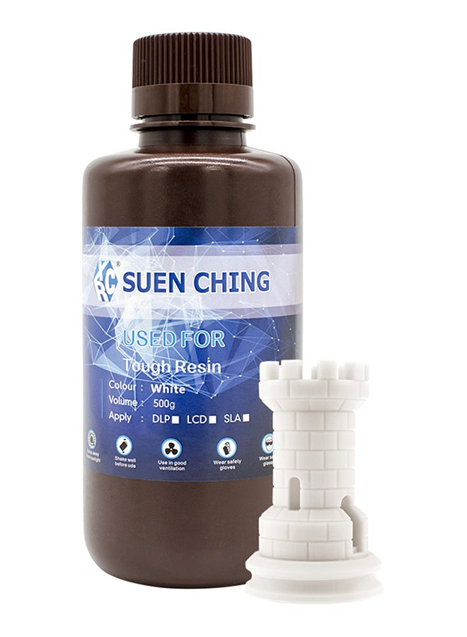 Low-odor Tough Resin Material 3D Printing Sparkmarker White  - Image 1