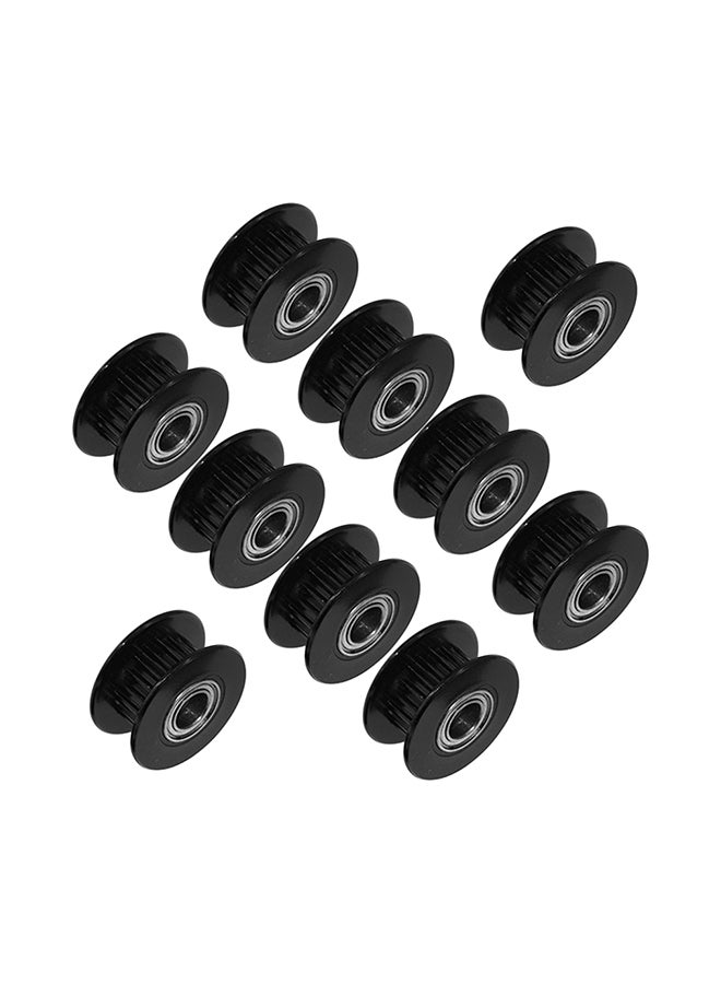 Aibecy 10-Piece Idle Pulley Gear Wheels Set Black  - Image 3
