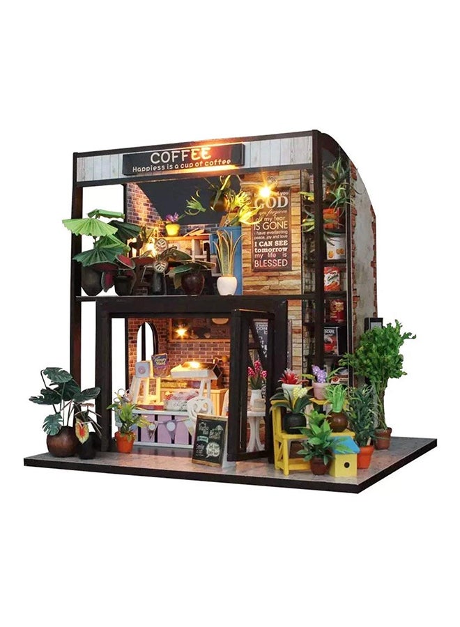 Flever Creative Room With Furniture DIY Doll House 7.87 x 7.75 x 7.08inch - Image 2