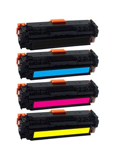 xerox 4-Piece Ink Toner Cartridge Set For HP LaserJet CE400A/401/402/403 Multicolour 