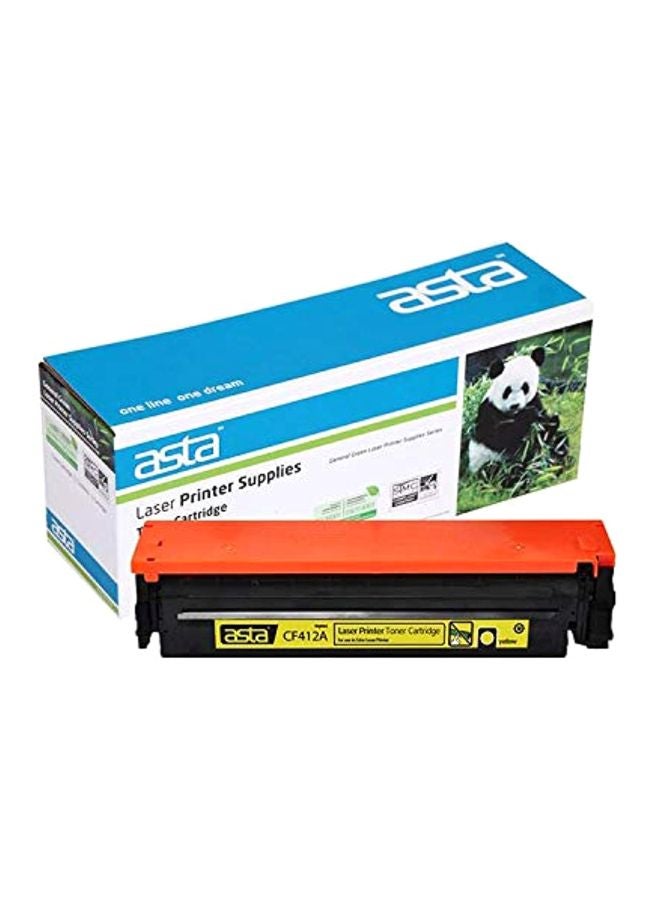 Asta - Ink Cartridge For HP-CF412A Laser Printer Yellow - Image 1