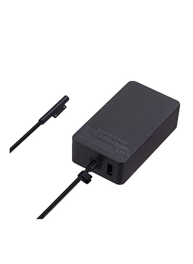 E EGOWAY - Power Adapter Charger For Microsoft Surface Pro Black - Image 1