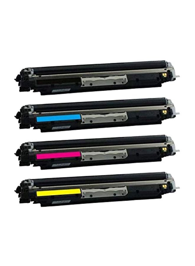 خرطوشة مسحوق حبر من 4 قطع أسود/ أزرق سيان/ أصفر