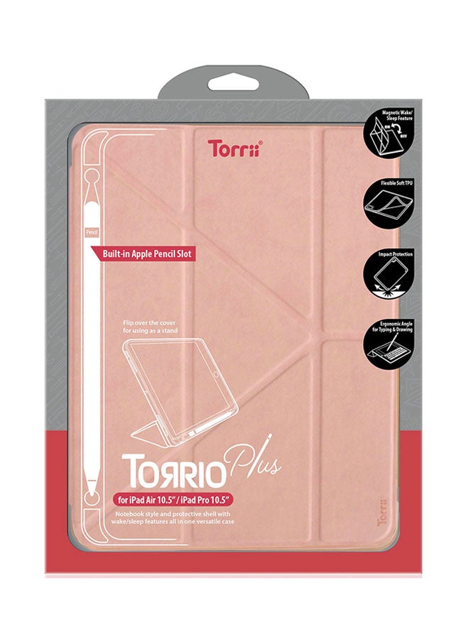 Torrii Plus Smart Cover Auto Sleep Cover Case For Apple iPad Air 3 (2019) 10.5 inch / iPad Pro 10.5 inch Pink  - Image 2