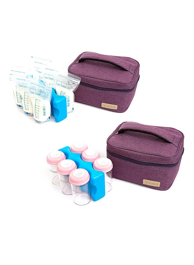 Breastmilk Cooler Bag With Ice Pack Set - Image 2