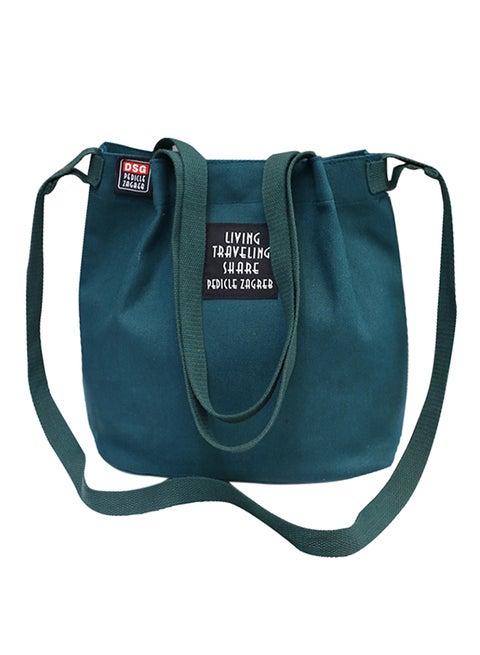 Preppy Style Multi Functional Crossbody Bag Teal
